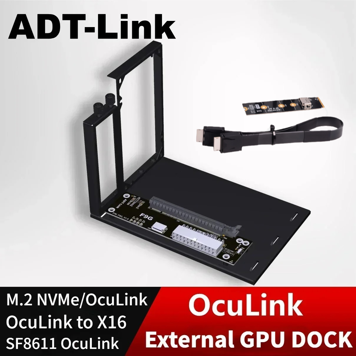 ADT PCIe 4.0 64Gbps OcuLink Ex - đánh giá và giá Oculink Egpu Dock Graphics Card